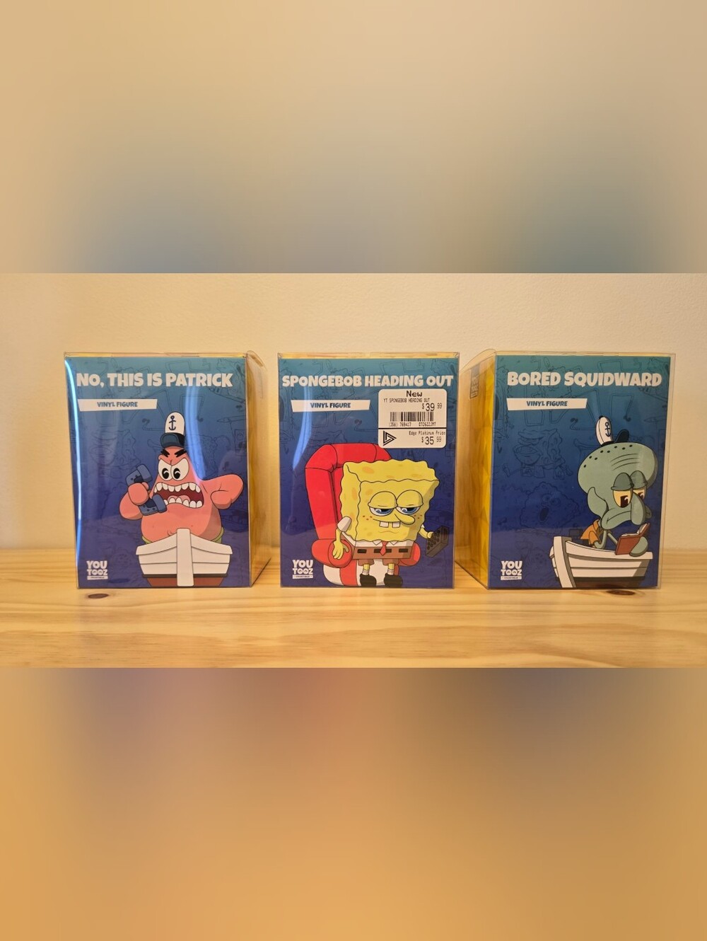 SpongeBob Collectible Vinyl Figures - You TOOZ Set